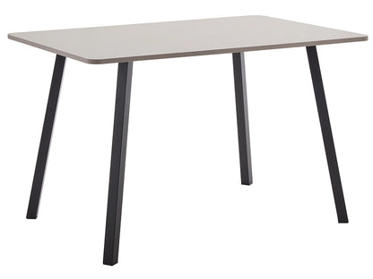 Essgruppe Set 5 Tlg. Inkl. Tisch weiß/schwarz 120x80cm