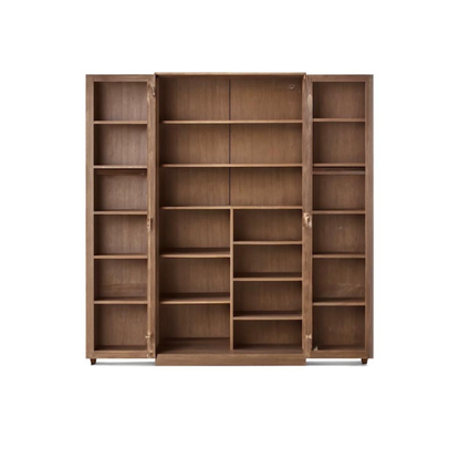 Vorratsschrank/ Buffetschrank LENKA Braun 90x51x200H CM