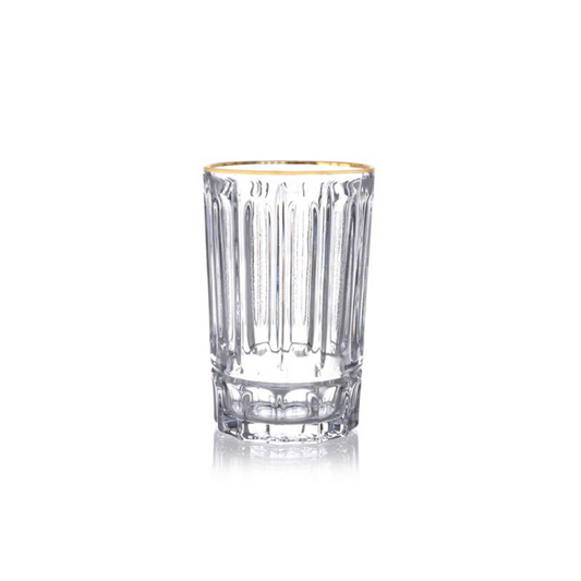 Bricard Gläser-Set Malaga Trinkgläser Whiskygläser 170 ml 6er-Set Gold
