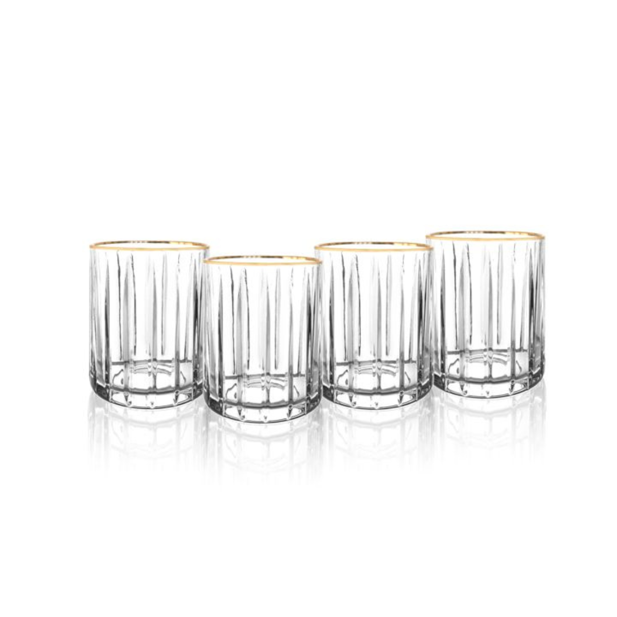 Bricard Gläser-Set Vigo Trinkgläser Whiskygläser 170 ml 6er-Set Gold
