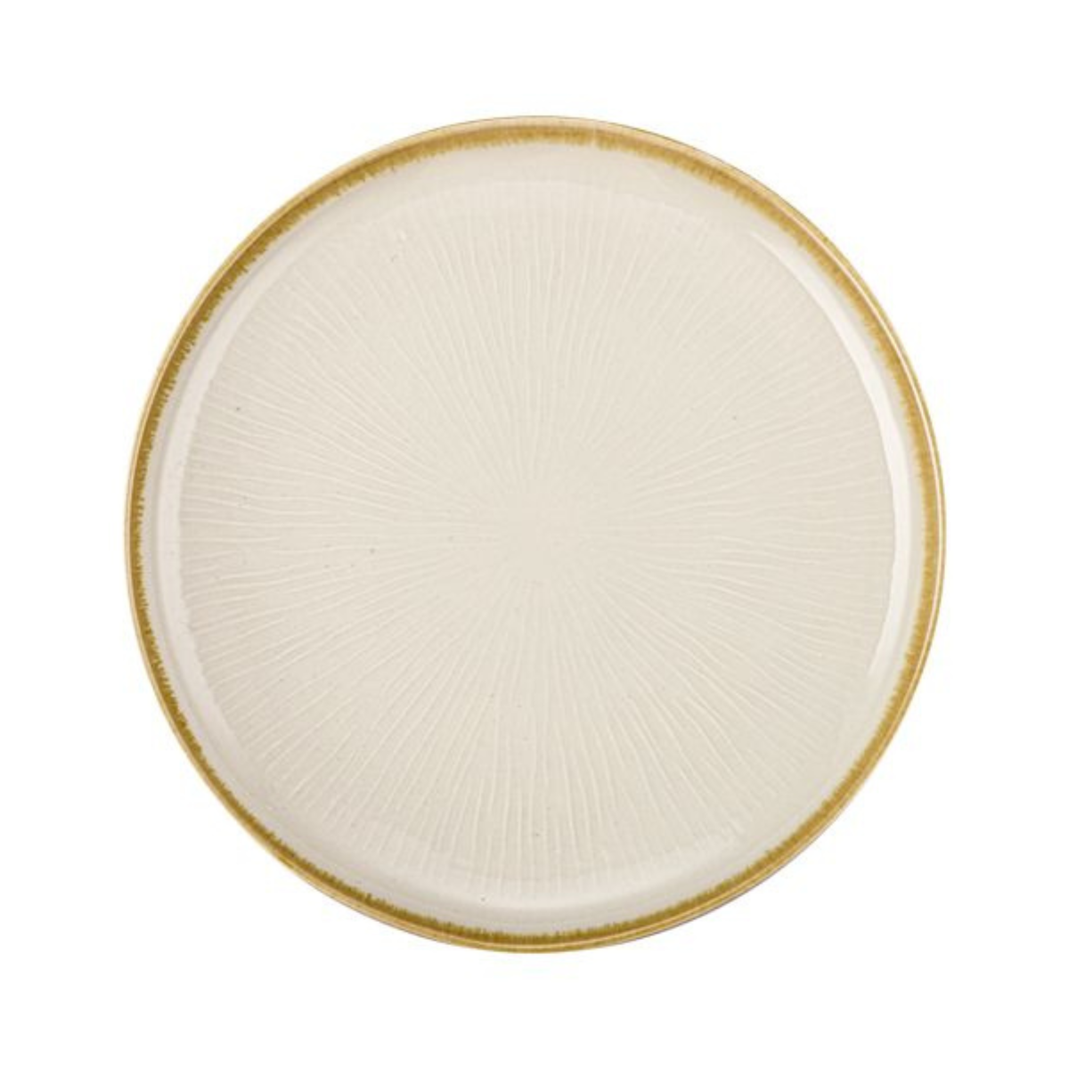 Bricard Geschirr-Set PAU Tafelgeschirr, Porzellan, spülmaschinenfest 25-tlg.  6 Personen mikrowellengeeignet weiß-beige