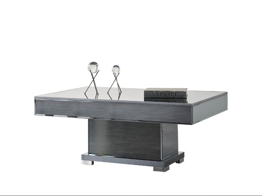 Couchtisch  QUEEN Glas Smoked 130x70x43 cm
