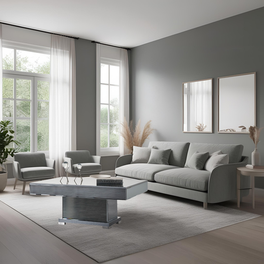 Couchtisch  QUEEN Glas Smoked 130x70x43 cm