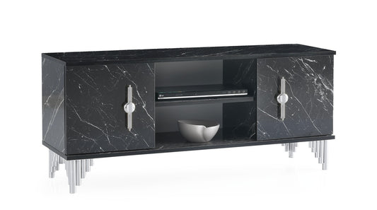 Sideboard Fernsehkommode Mamoroptik  130x40x42cm