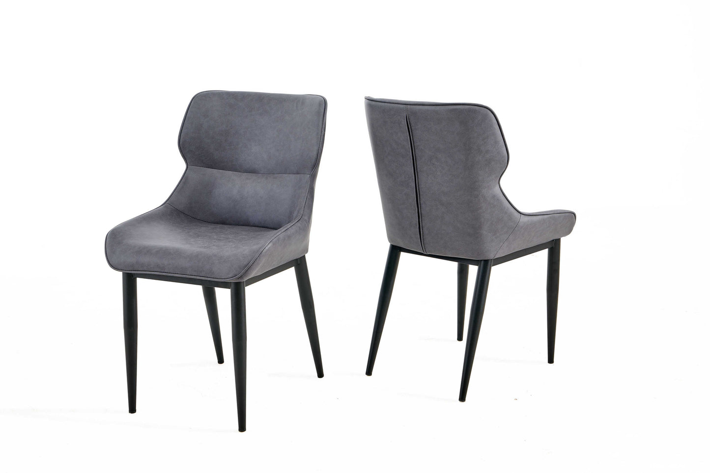 2er Set Esszimmerstühle Polsterstuhl Samt mit Rückenlehne bis 120 kg belastbar schwarze Metallbeine Cream Schlichtes Design
