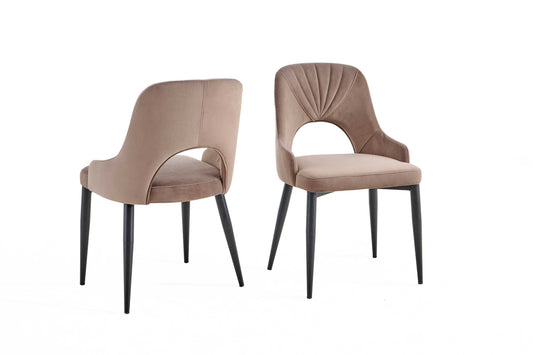 Vierbeinstuhl Esszimmerstuhl samt ver. Farben edles Design