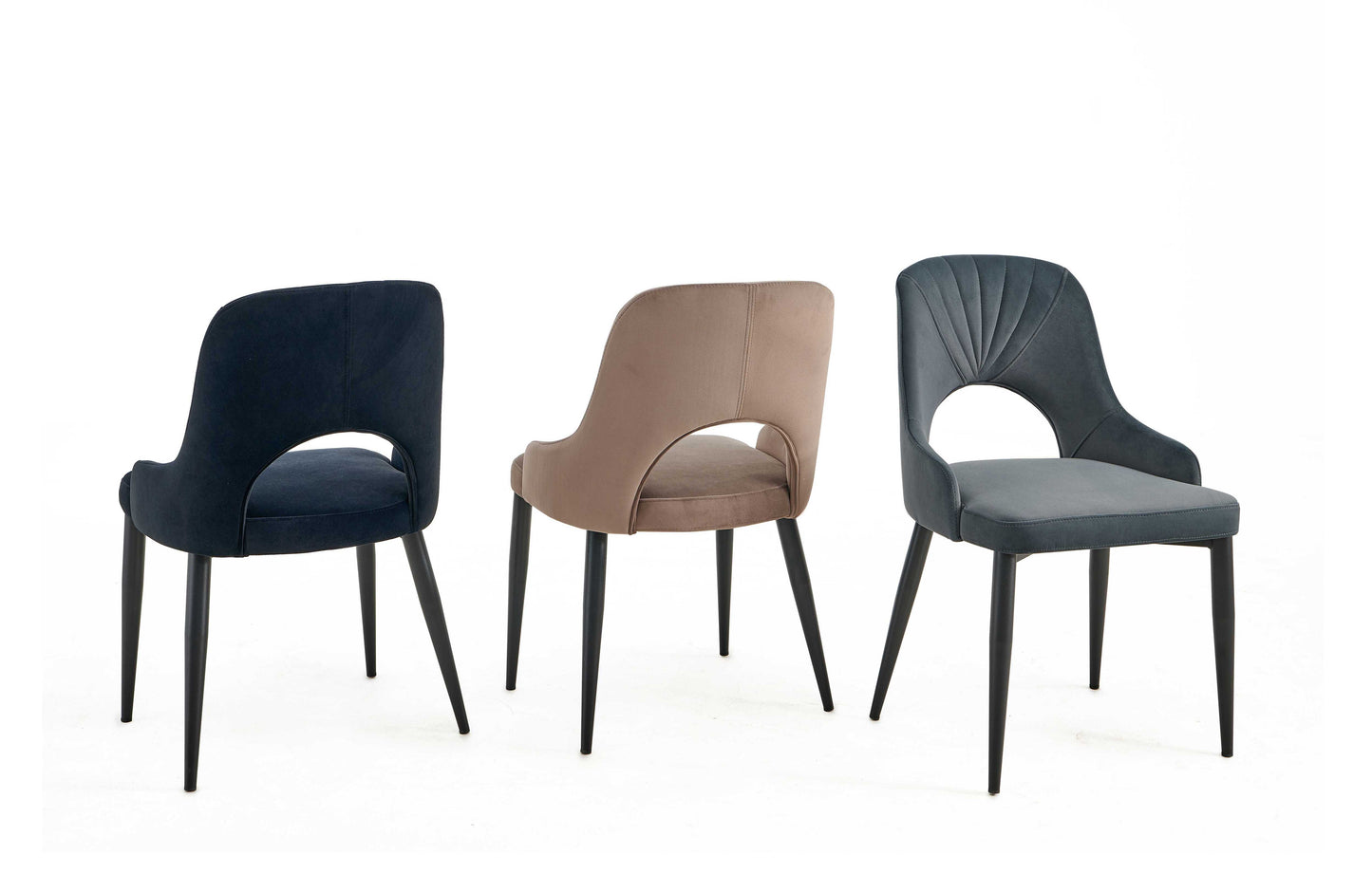 Vierbeinstuhl Esszimmerstuhl samt ver. Farben edles Design