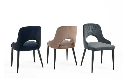 Vierbeinstuhl Esszimmerstuhl samt ver. Farben edles Design