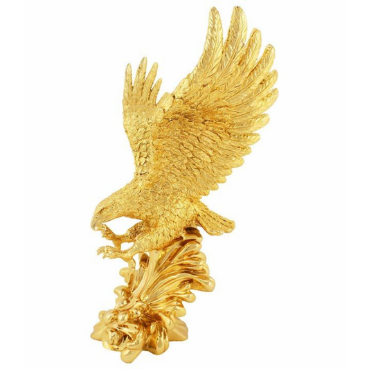 Edle Dekoration Figur Adler Gold 62 cm