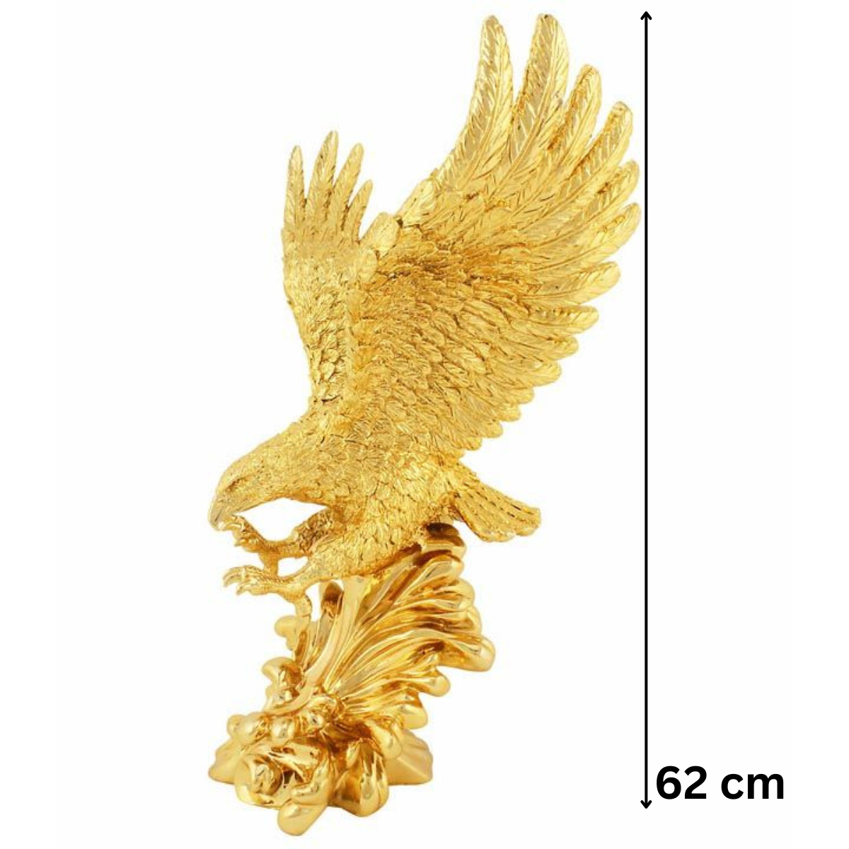 Edle Dekoration Figur Adler Gold 62 cm