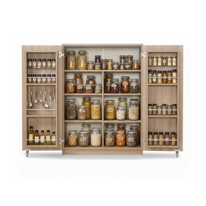 Vorratsschrank / Buffetschrank ARTE Braun 90x41x120 cm