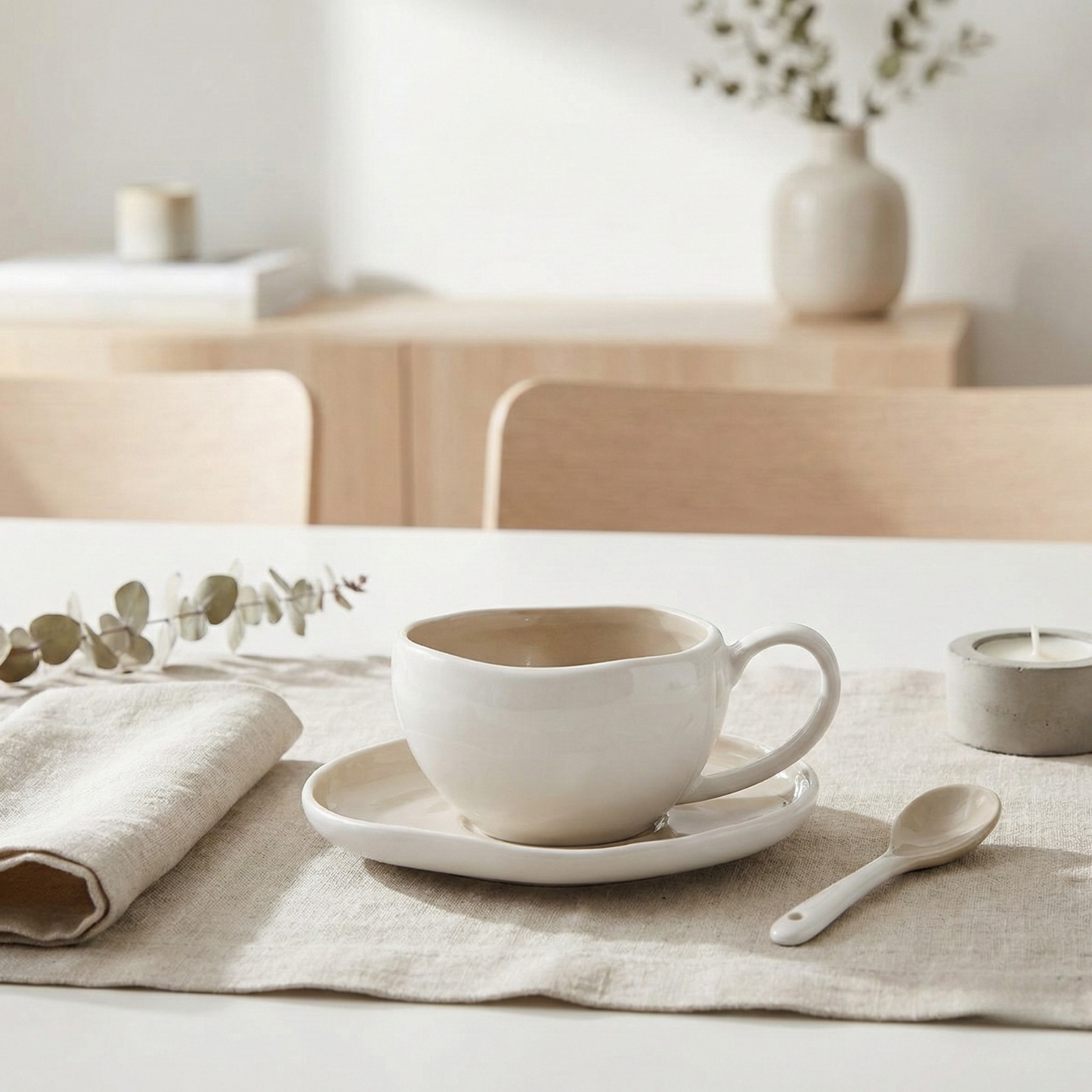 Bricard Kaffee Set BARLES 12 teilig Beige