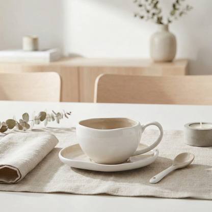 Bricard Kaffee Set BARLES 12 teilig Beige