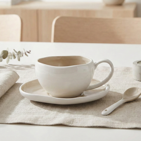 Bricard Kaffee Set BARLES 12 teilig Beige