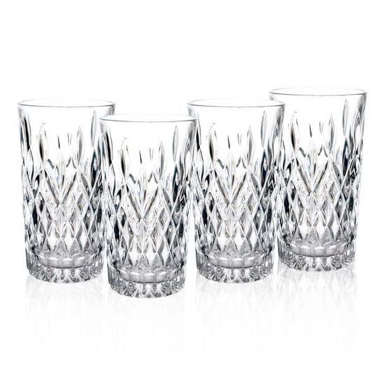 Bricard Gläser-Set Bilbao Trinkgläser Whiskeygläser Kristalloptik  350ml 4er-Set