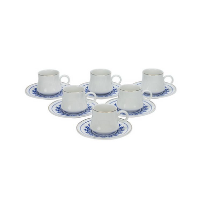 Bricard Tee-Espresso Set  – 24-teilig Blau