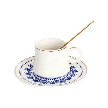 BRICARD Tee-Espresso Set 014 | 24-teilig – Blau