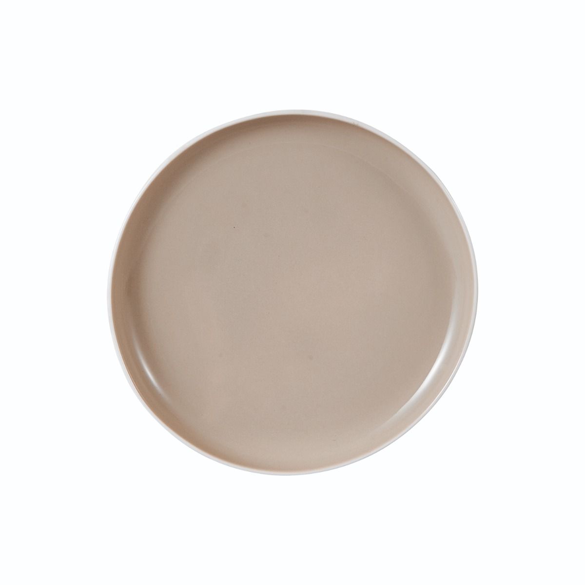 Bricard Colmar Geschirr-Set weiß-beige 27-tlg. 6 Personen Porzellan