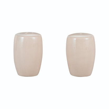 Bricard Colmar Geschirr-Set weiß-beige 27-tlg. 6 Personen Porzellan