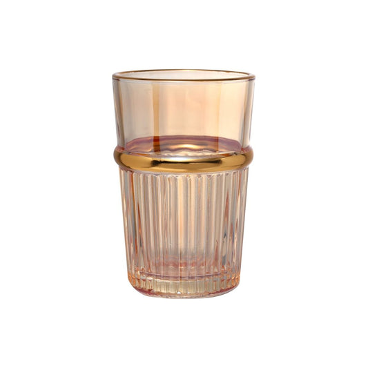 Bricard Gläser-Set Fariza Trinkgläser Whiskeygläser 200ml 12er-Set amber-gold