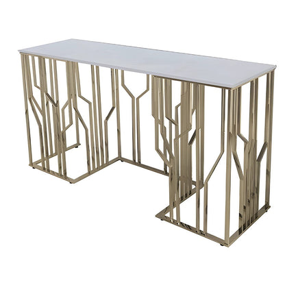 Ablagetisch Taranto mit edler Tischlatte in Marmoroptik 150cm