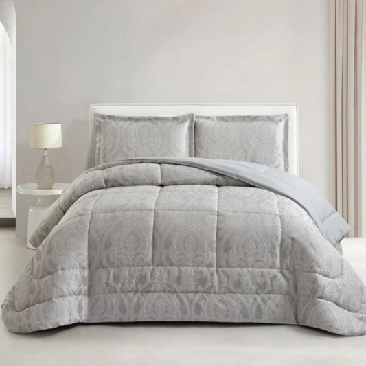 Tagesdecke Set Firuze Überwurf Decke 3-Teilig 240 x 250 cm , atmungsaktiv 2-Personen