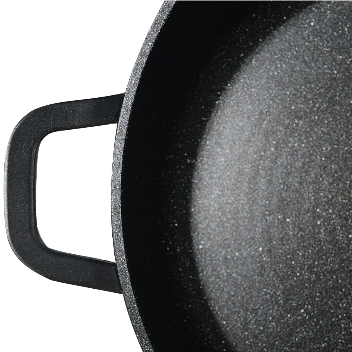 Kochtopf Omega Aluminium 2-tlg. mit Deckel schwarz 6,0 L – Ø28 x 12,5 cm