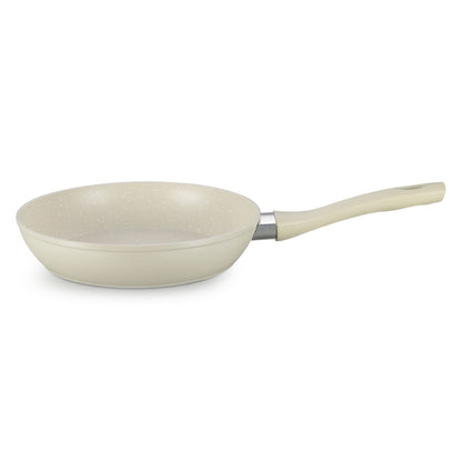 Pfannen Set Nova 3-tlg. Ø20/24/28 CM Induktion antihaft Marmordesign beige