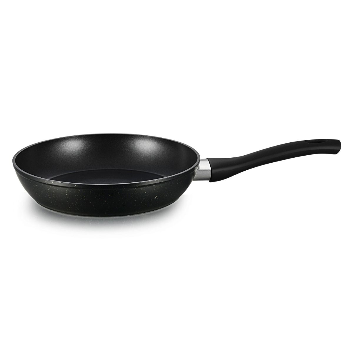 Pfannen Set Nova 3-tlg. Ø20/24/28 CM Induktion antihaft Marmordesign schwarz/gold