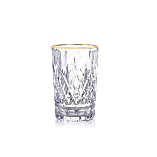 Bricard Gläser-Set Girona Trinkgläser Whiskygläser 170 ml 6er-Set Gold