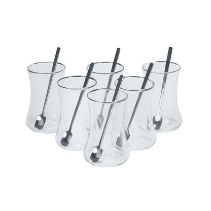 Bricard Tee-Espresso Set 017 – 24-teilig grau-silber