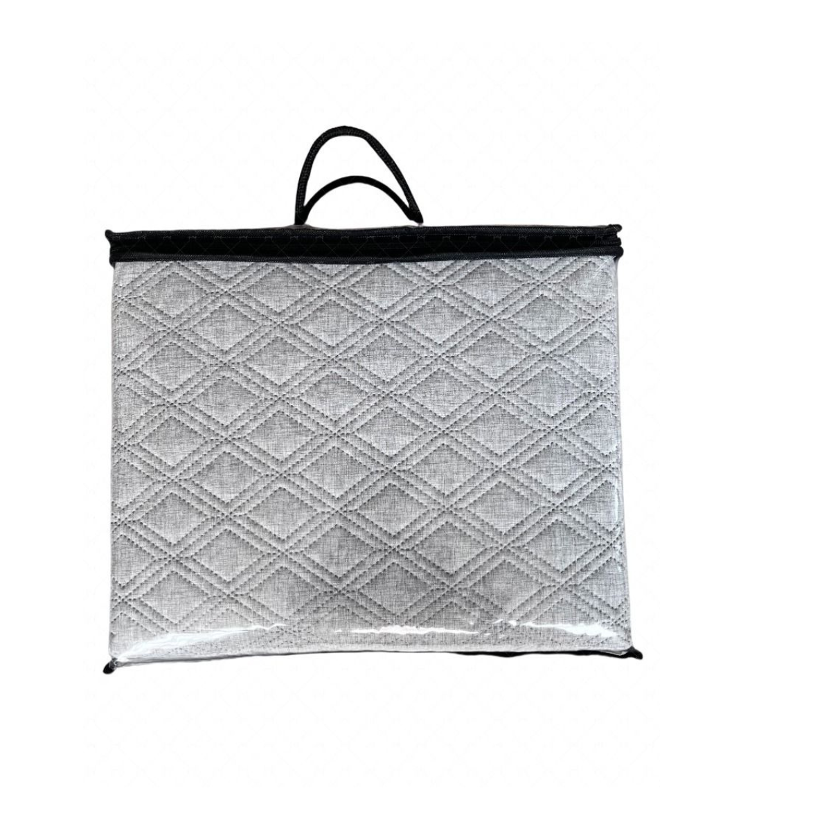 Tagesdecke Set Havin Überwurf Decke 3-Teilig 240 x 250 cm , atmungsaktiv 2-Personen Grau