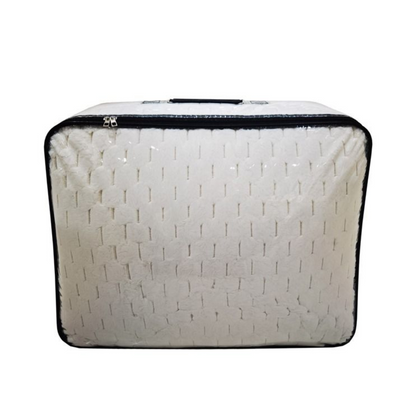 Tagesdecke Set Hayal Überwurf Decke 3-Teilig 240 x 250 cm , atmungsaktiv 2-Personen Weiß