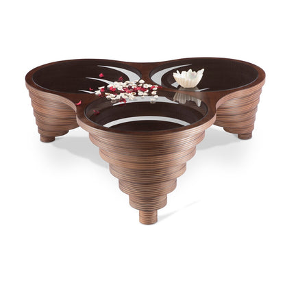 Natürlicher Life Wallnuss Couchtisch 109x109x39 cm