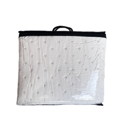 Tagesdecke Set Ipek Überwurf Decke 3-Teilig 240 x 250 cm , atmungsaktiv 2-Personen Beige