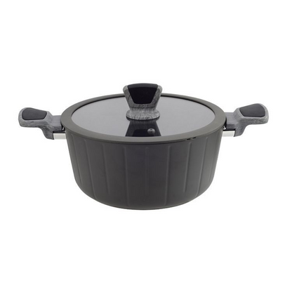 Kochtopft Bradar 28 cm Induktion antihaft schwarz