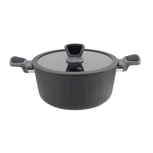 Kochtopft Bradar 28 cm Induktion antihaft schwarz