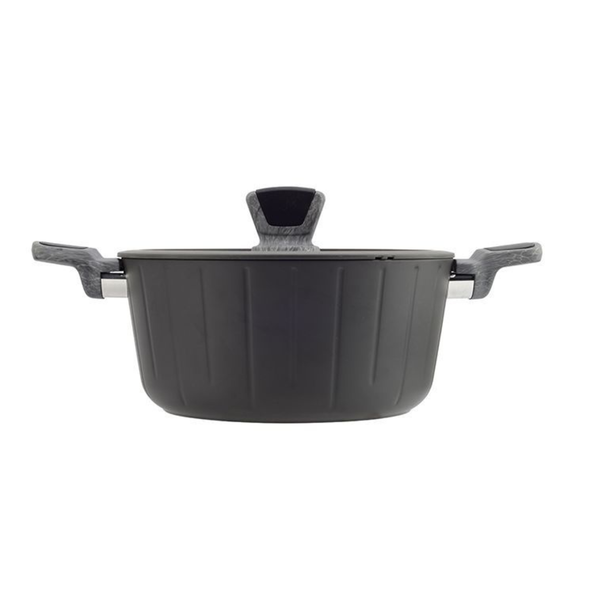 Kochtopft Bradar 28 cm Induktion antihaft schwarz