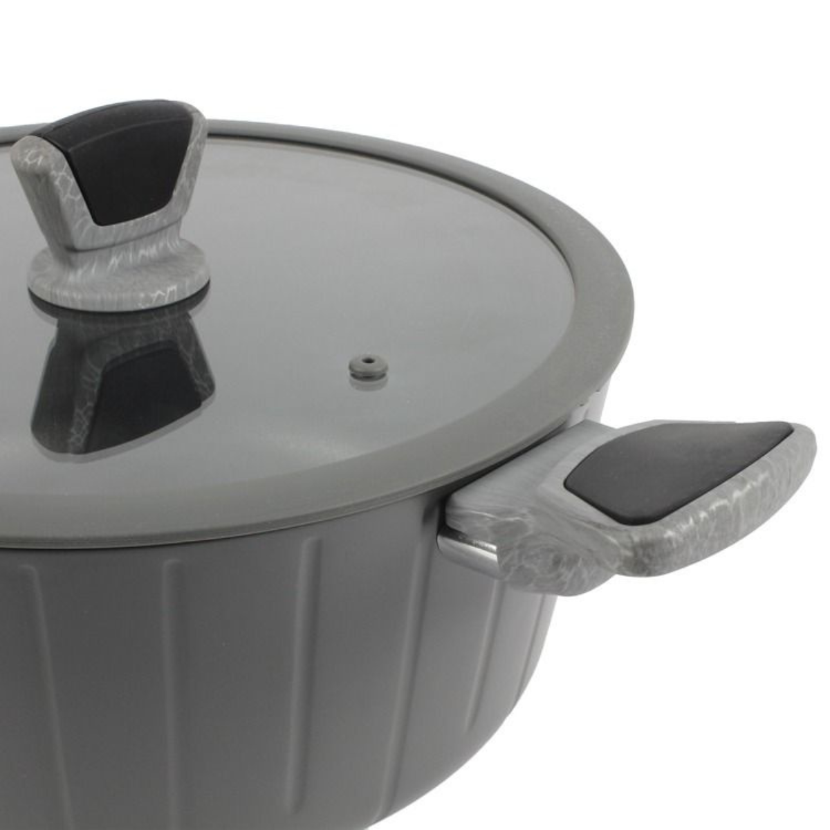 Kochtopft Bradar 28 cm Induktion antihaft schwarz