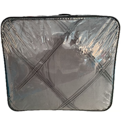 Tagesdecke Set LARA Überwurf Decke 3-Teilig 240 x 250 cm , atmungsaktiv 2-Personen Grau