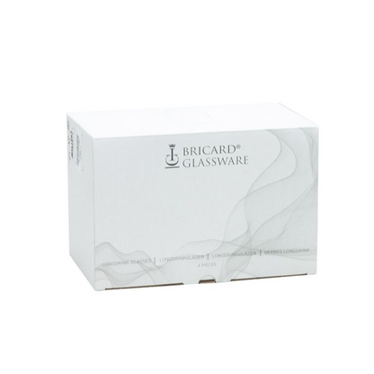 Bricard Gläser-Set Lines Trinkgläser Softdrinkgläser 350 ml 6er-Set Gold