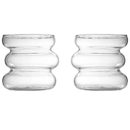 Bricard Gläser-Set Trinkgläser Cocktailgläser Borosilikatglas Marbella stilvolles Design 300ml 2tlg.
