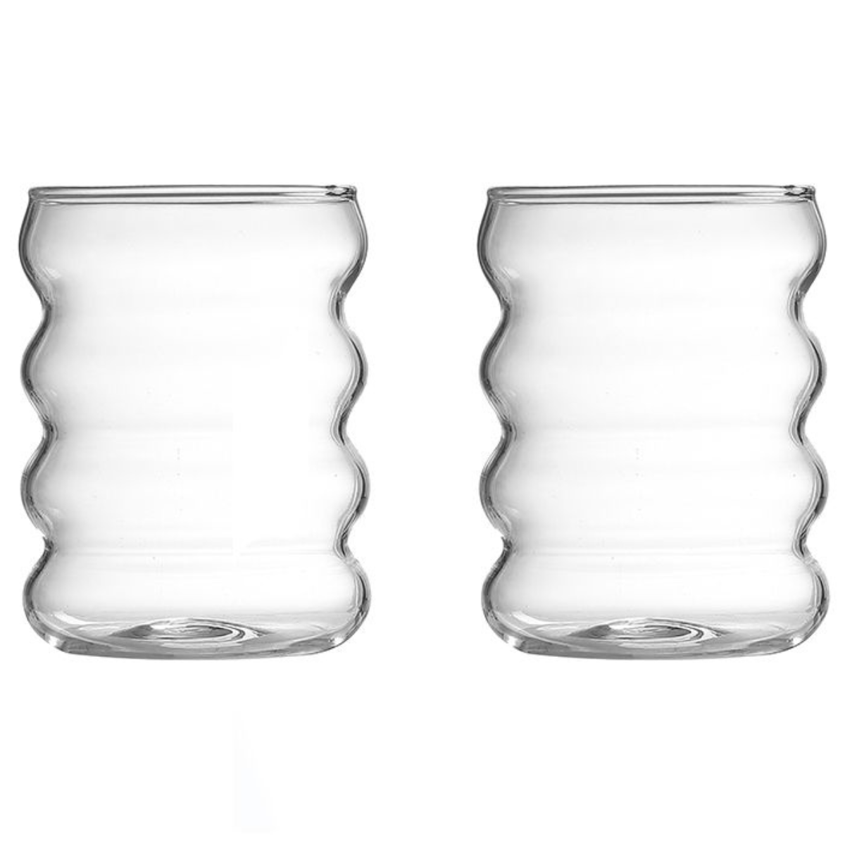 Bricard Gläser-Set Trinkgläser Cocktailgläser Borosilikatglas Marbella stilvolles Design 350ml 2tlg.