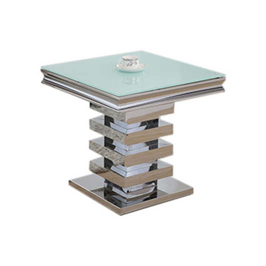 MONZA Beistelltisch – Modernes Design trifft auf markante Eleganz 60X60X55 CM