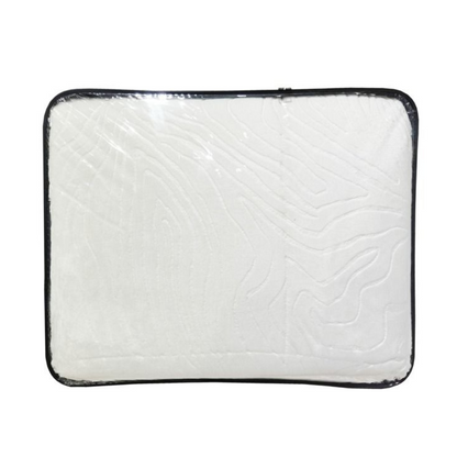 Tagesdecke Set Nazli Überwurf Decke 3-Teilig 260 x 240 cm , atmungsaktiv 2-Personen Weiss