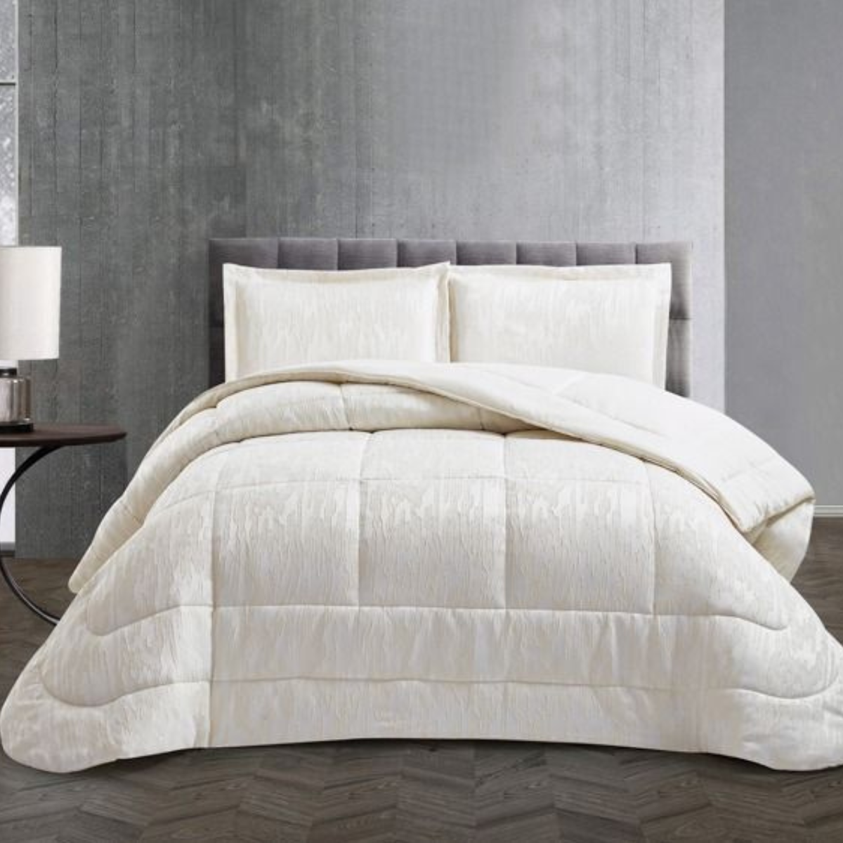 Tagesdecke Set Olcay Überwurf Decke 3-Teilig 260 x 240 cm , atmungsaktiv 2-Personen
