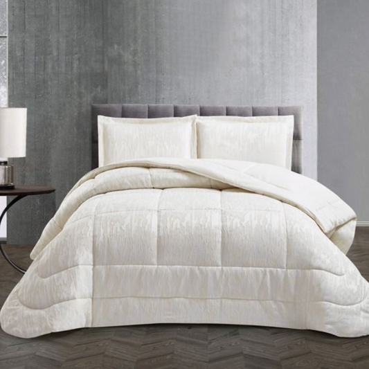 Tagesdecke Set Olcay Überwurf Decke 3-Teilig 260 x 240 cm , atmungsaktiv 2-Personen