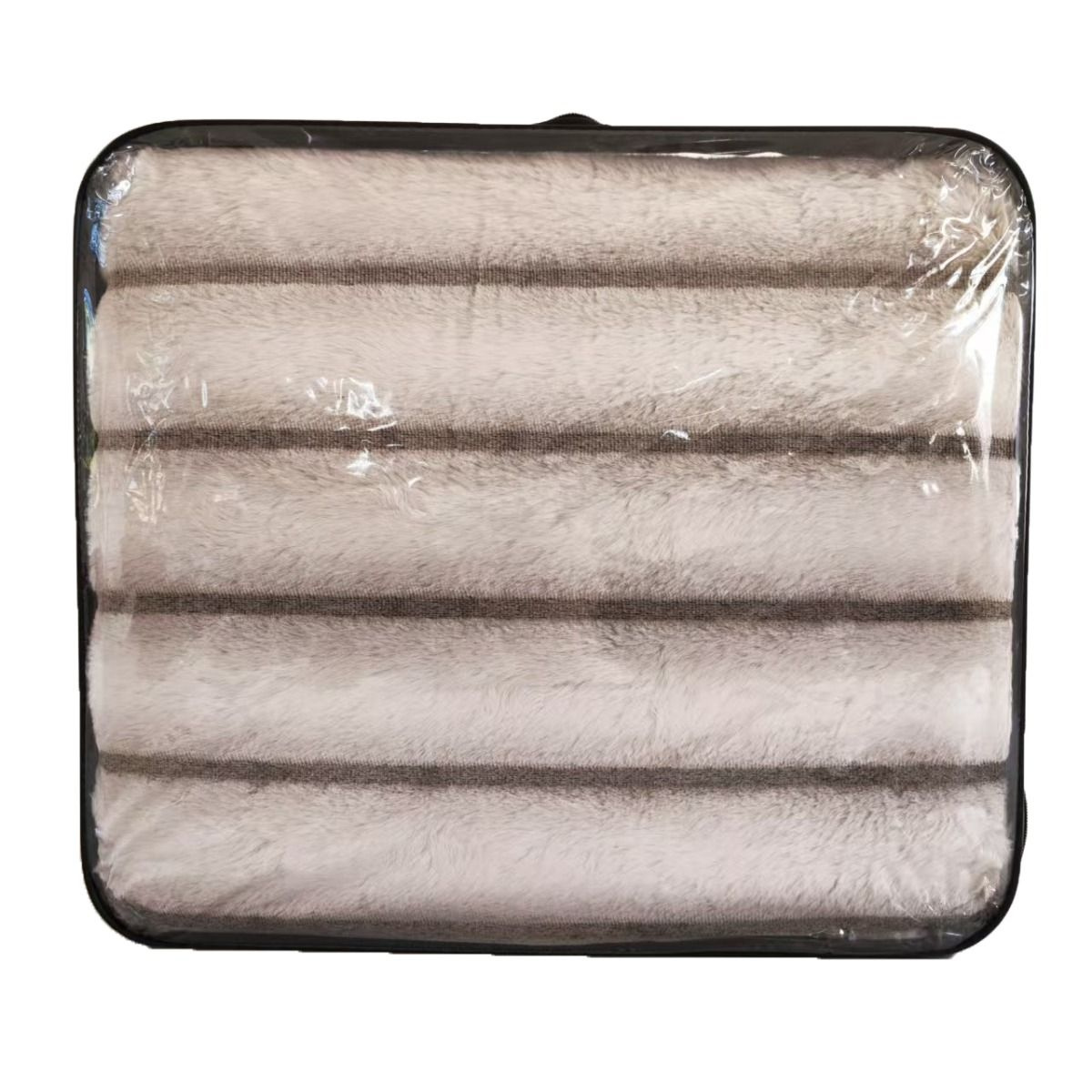 Tagesdecke Set Peri Überwurf Decke 3-Teilig 235X250 CM , atmungsaktiv 2-Personen Braun