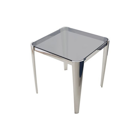 PRATO Beistelltisch – Eleganz in Spiegelgrau 60X60X60 CM