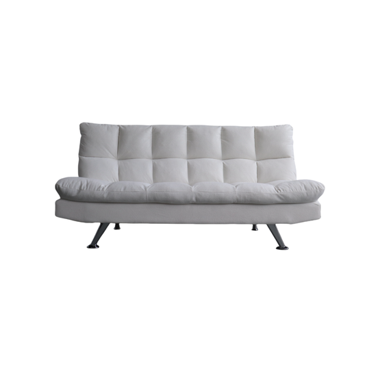 Puffy Deluxe Sofa mit Schlaffunktion 2 in 1 Design Weiss